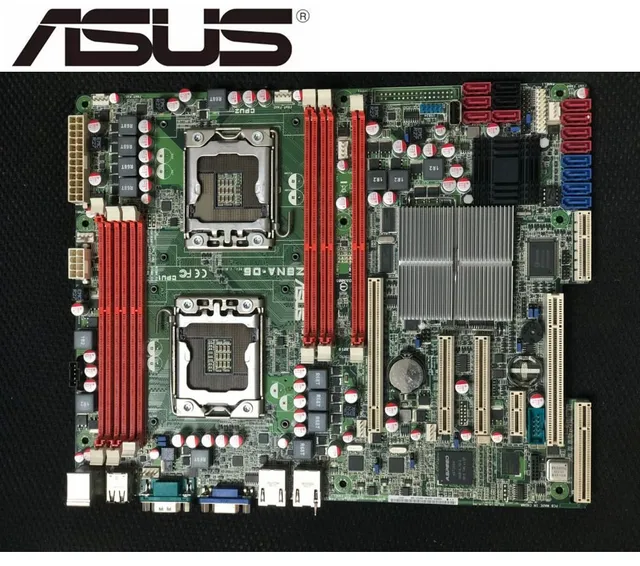 $US $95.88  ASUS Z8NA-D6 original motherboard for intel LGA 1366 DDR3 Dual 1366 Server Board USED Desktop mainb