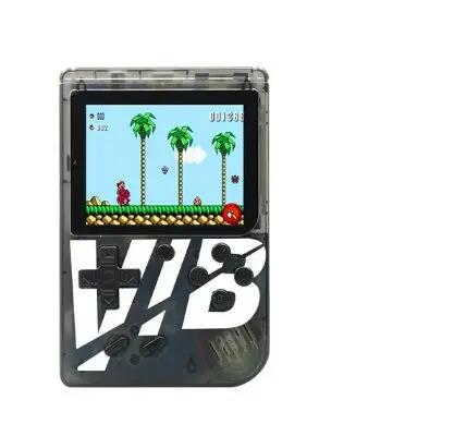 Миниатюрный крючок для рыбалки супер VIB видео игровая консоль вибрирующий портативный игровой плеер построенный 161 игр с 30 вибрирующими играми - Цвет: Transparent Black