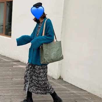 

Brown paper bag, Ins handbag, ladies' file bag, versatile Student waterproof Tote bag, broadband single-shoulder cross-body bag