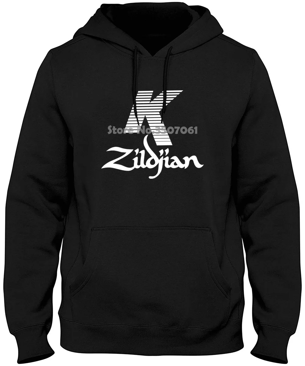 Zildjian K перкуссионные барабаны Cymbal Логотип Черный Мужской Топ Лето Зима с длинным