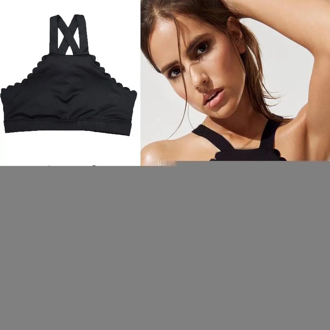 

Women Sports Bra Shockproof Vest Casual All Seasons 3/4 Cup High Elasticity Running Yoga Solid Sportswear