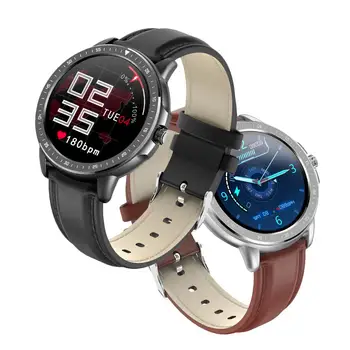 

CF19 1.3inch Smart Bracelet Round Dial Bluetooth5.0 Touch Screen Heart Rate Monitor Step Counts IP67 Waterproof Sports Watch