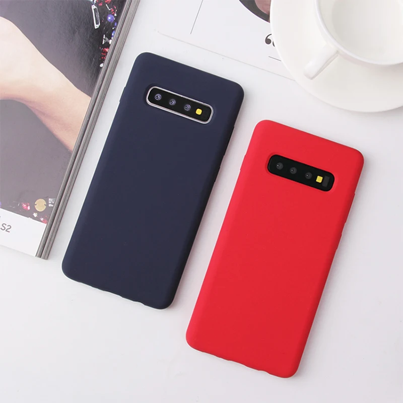 Жидкий силиконовый чехол для Samsung Galaxy A50 A10 A20 A20E A30 A40 A70 A80 J5 J4 J6 J7 A6 A750 A9 Note8 9 10