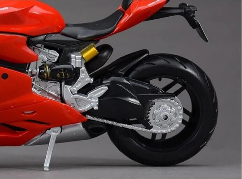 1:12 1199 Panigale красный литой мотоцикл для Ducati игрушечный мотоцикл Детский Рождественский подарок