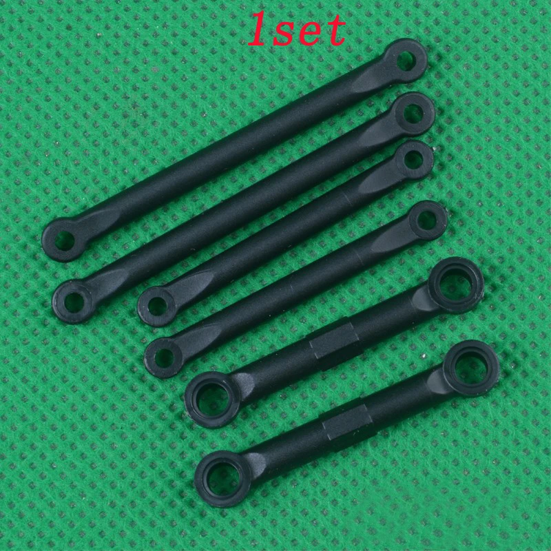 

1set 1/18 HBX RC Cars Pull Rod Steering Linkage Pushrod Metal Connecting Parts for 18859 18858 18857 18856 Model
