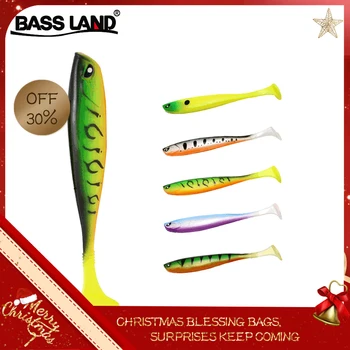 

Bassland T- Tail isca artificial soft plastic fishing soft lure software wobblers sea fishing accessories Japan for bass pesca