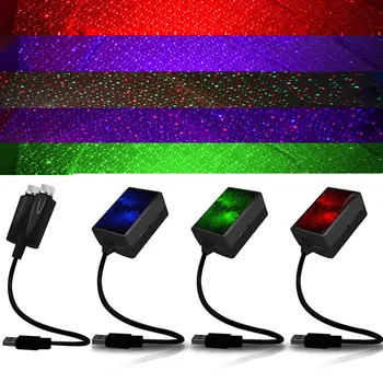 

Mini USB Car Interior Roof Atmosphere Starrry Sky Lamp LED Projector Star Night Light Plug And Play Decor Car Interior Lamps