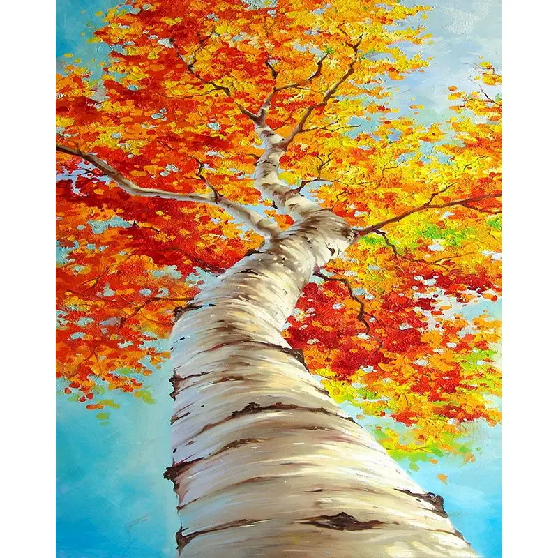 

GATYZTORY Frame Poplar DIY Digital Painting By Numbers Kits Hand Painted Modern Wall Art Canvas Painting For Artwork&Home Decor