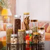 1pcs 50-260ml Big Glass Jars Container Decor Scew Cap Ornaments Mason Jar Message Vials High Quality Bottle DIY Storage Bottle 5