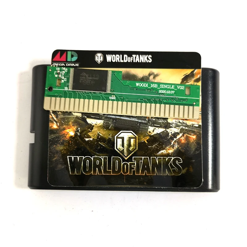 Игровая карта World of Tanks 16 Bit MD Sega Мега Драйв бытие | Электроника