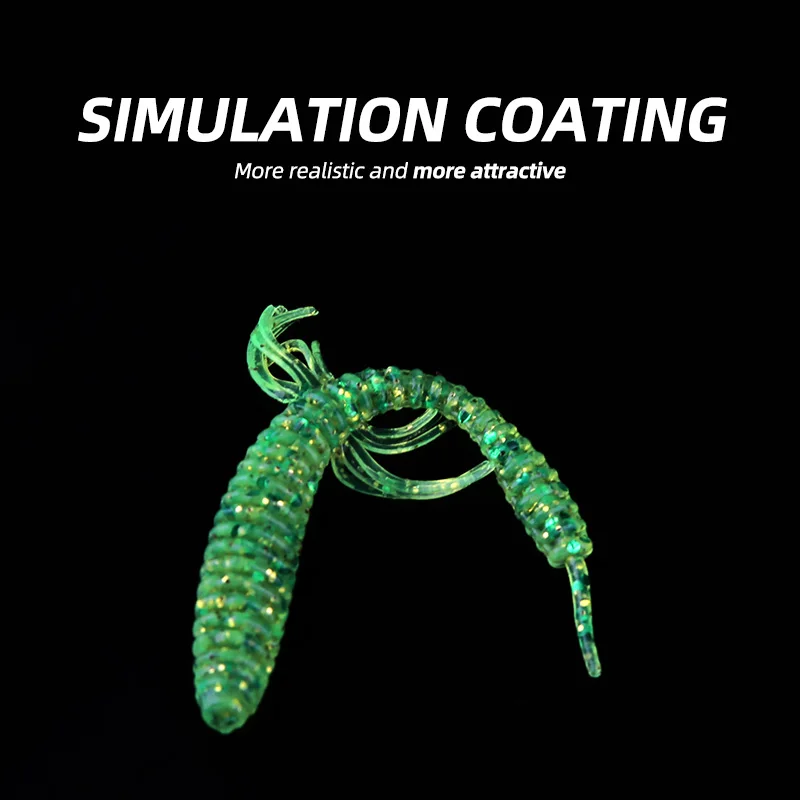 ARDEA fishing soft lure 75mm 1.3g 15pcs/bag Fishing Artificial Silicone Bass Pike Minnow Swimbait Plastic Baits Worm lure