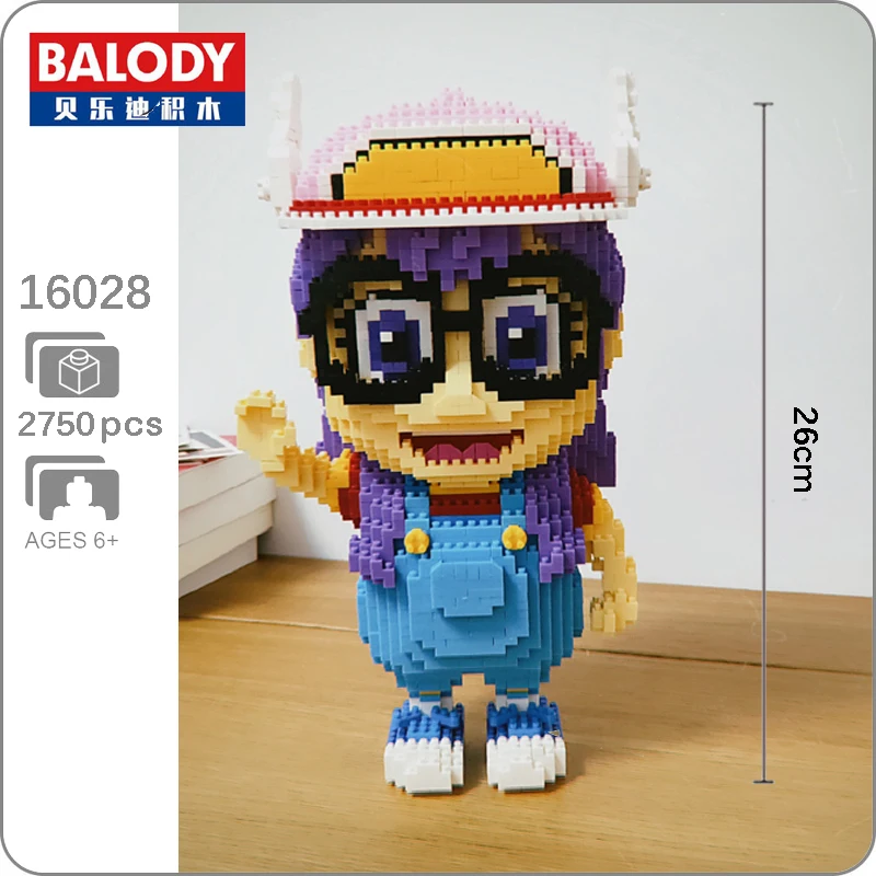 Balody 16028 мультфильм аниме Dr.Slump Alrale девушка сделай сам 3D модель 2750 шт. маленькие