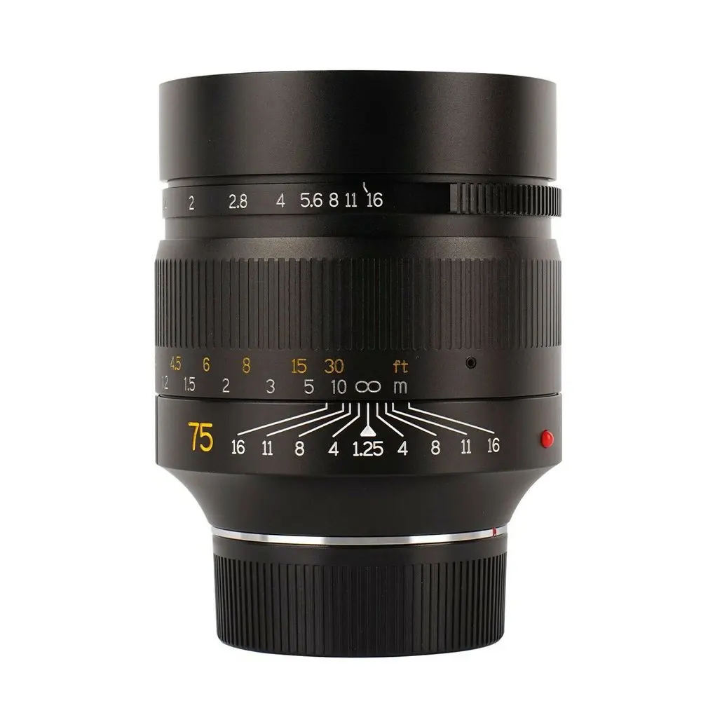 75 мм F1.25 ручная фокусировка объектива для Leica M-Mount камер Leica M2 M3 камеры аксессуары крепление ручной фокус