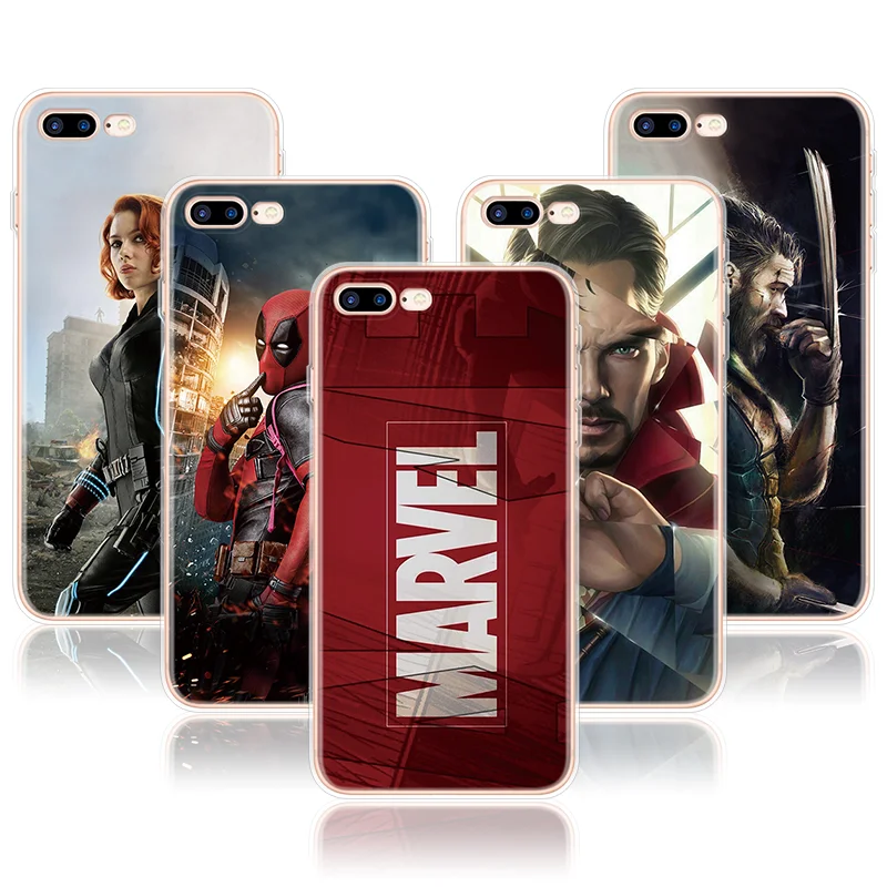 

Avengers Endgame Marvel Iron Man Thanos Clear Cover For iPhone X 11 Pro XS Max XR 9 10 For iPhone 6 6S 7 8 Plus 5 5S SE 5C Cases