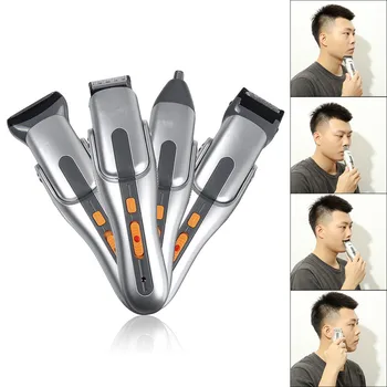 

5 In 1 Electric Rechargeable Hair Clipper Multifunctional Hair Clipper Epilator Shaver Nose Trimming for Adult Kids Hair Shaver
