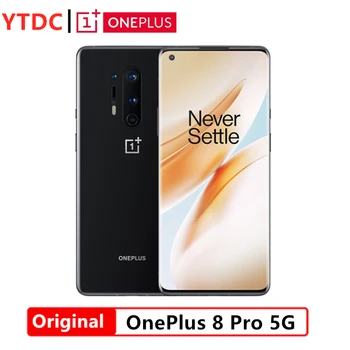 

Global Rom Oneplus 8 Pro 5G Smartphone Snapdragon 865 8G 128G 6.78'' 120Hz Fluid Display 48MP Quad Cameras 30W Wireless Charging