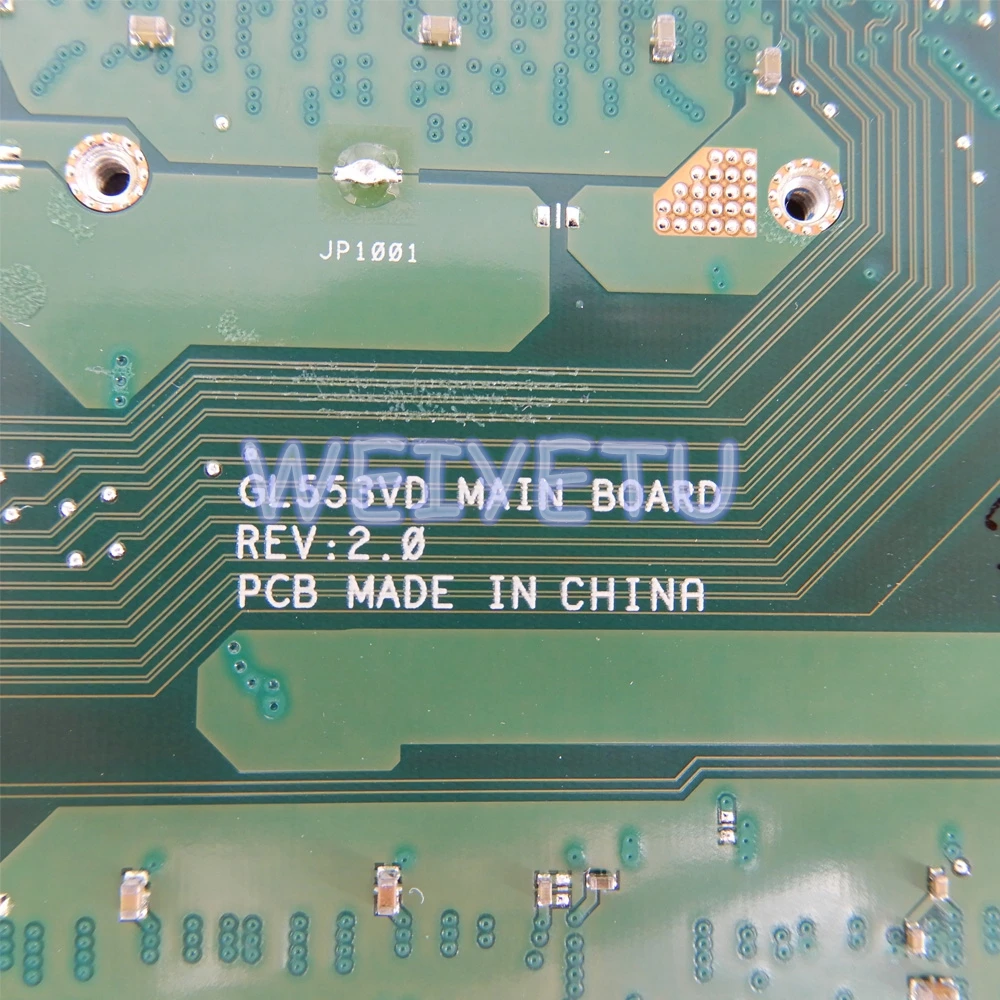  GL553VD Motherboard REV2.0 I5-7300CPU N17P-GO-A1 For ASUS GL553V GL553VE FX53VD Laptop Motherboard 