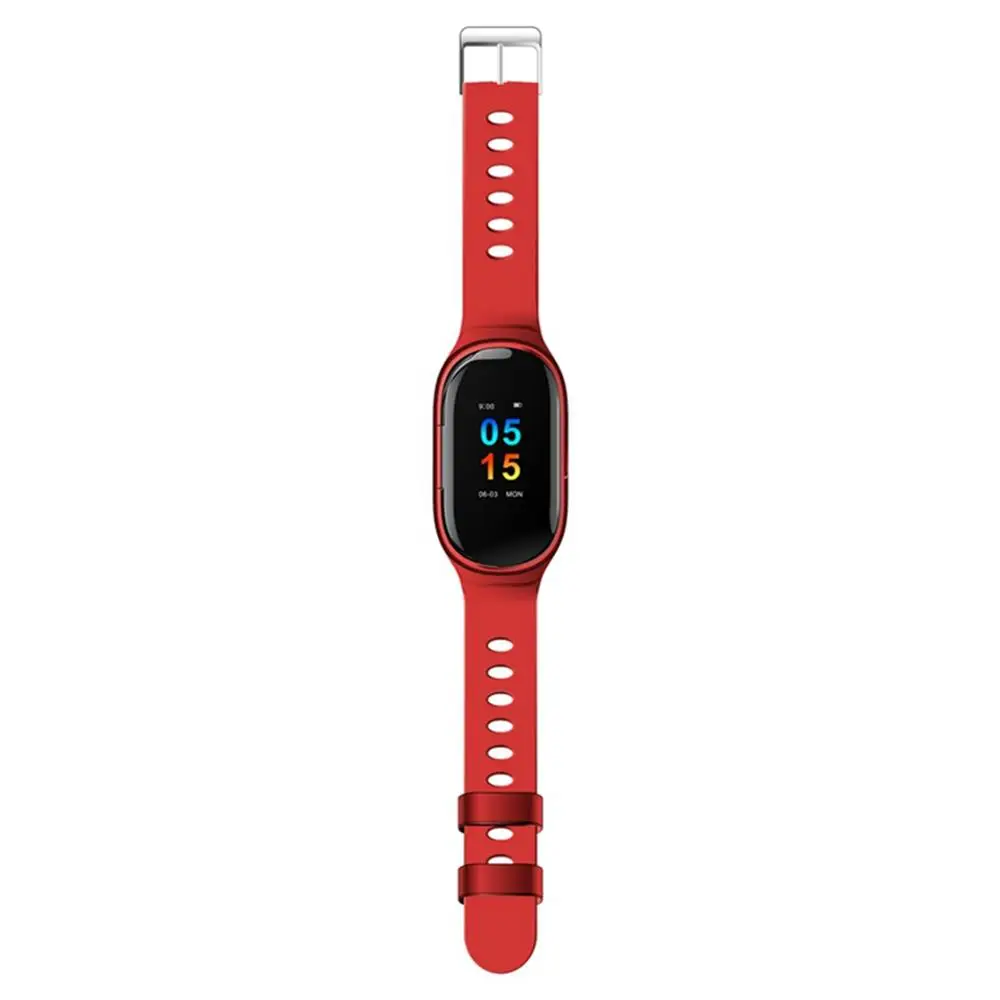 Femperna M1 Смарт-часы с Bluetooth наушниками монитор сердечного ритма Bluetooth звонки Smartwatch для мужчин женщин Android IOS - Цвет: Красный
