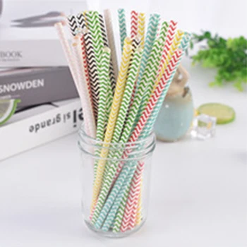 

300pcs Disposable Environmentally Friendly Drinking Straw Kraft Paper Straw New Design In Stock Potable Family Use High Quality