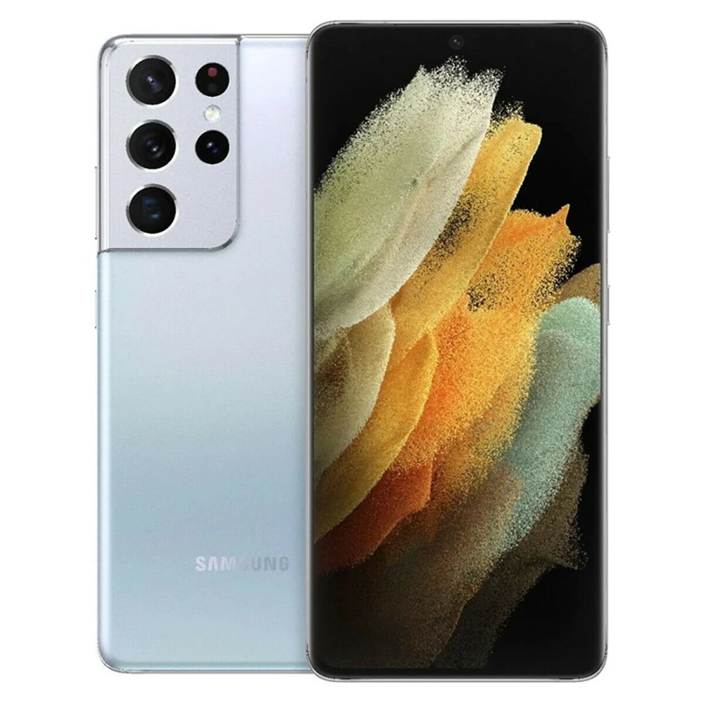 Samsung-Smartphone Galaxy S21 Ultra 5G G998U1, 128 Go, 256 Go, 512 Go, 6.8 ", Octa Core, 108MP et 40MP, 12 Go, 16 Go, Snapdragon 888, eSim, Original, Débloqué 2
