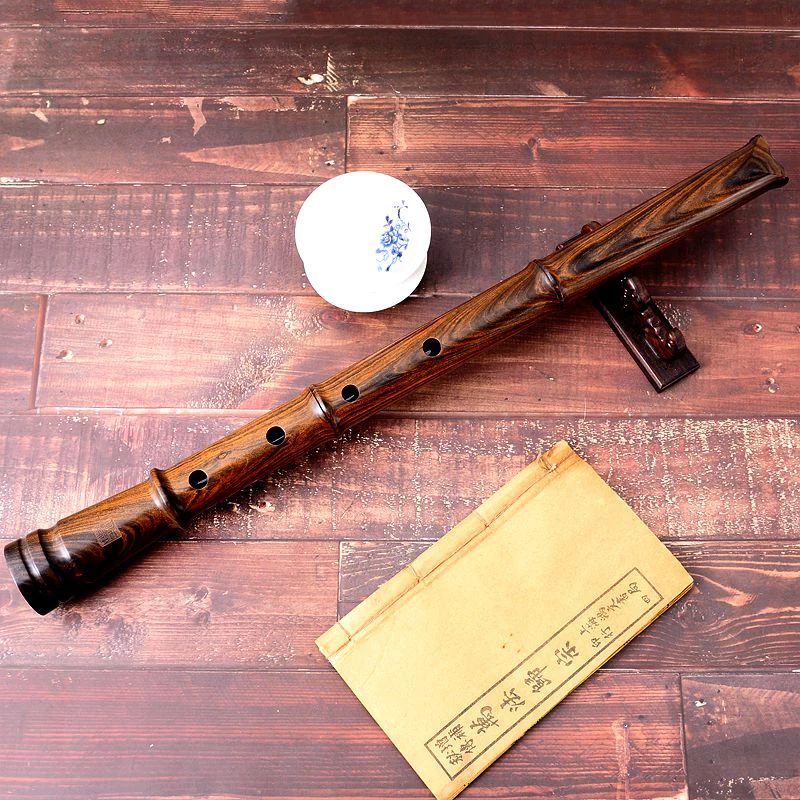 Японская флейта Shakuhachi с 5 отверстиями розовое дерево Cuter incusion D Key Not Nan Xiao wood wind
