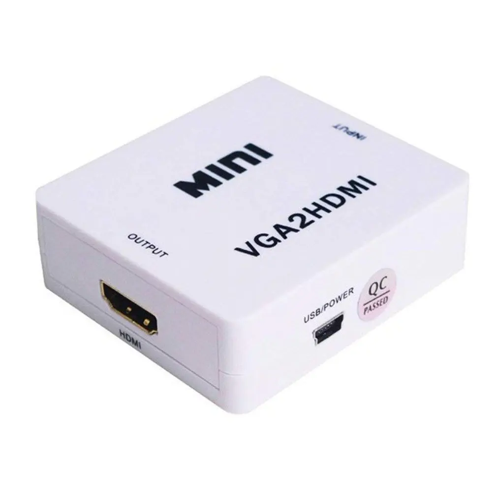 HD 1080P мини HDMI к VGA конвертер с аудио HDMI2VGA видео коробка адаптер для Xbox360 ПК DVD PS3 PS4