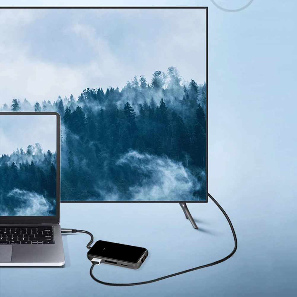 USB-C разветвитель usb-хаб C концентратор для нескольких USB 3,0 RJ45 HDMI адаптер док-станция USB-C type C 3,1 USB C концентратор для MacBook аксессуары