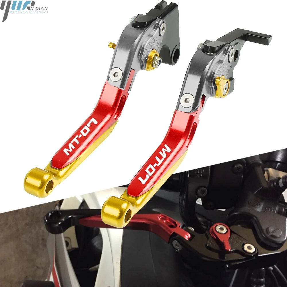

For Yamaha MT07 MT 07 MT-07 2014 2015 2016 Adjustable Racing Motorcycle Brake Clutch Levers Motorcycle Accessories
