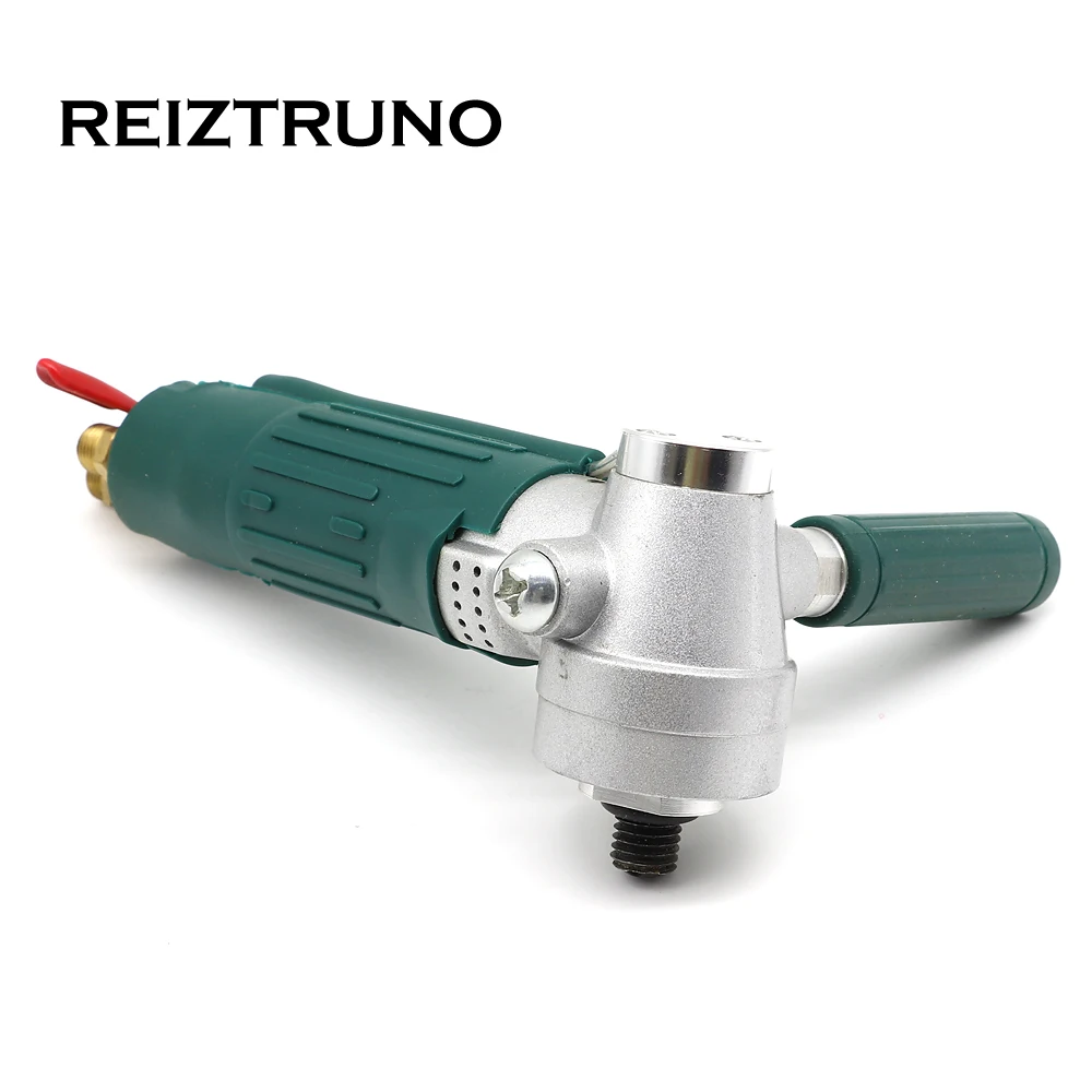 REIZTRUNO 1 шт. воздушный влажный полировщик пневматический инструмент водяной шлифовальный станок пневматический полировщик с 1 шт. резиновой накладкой 3"