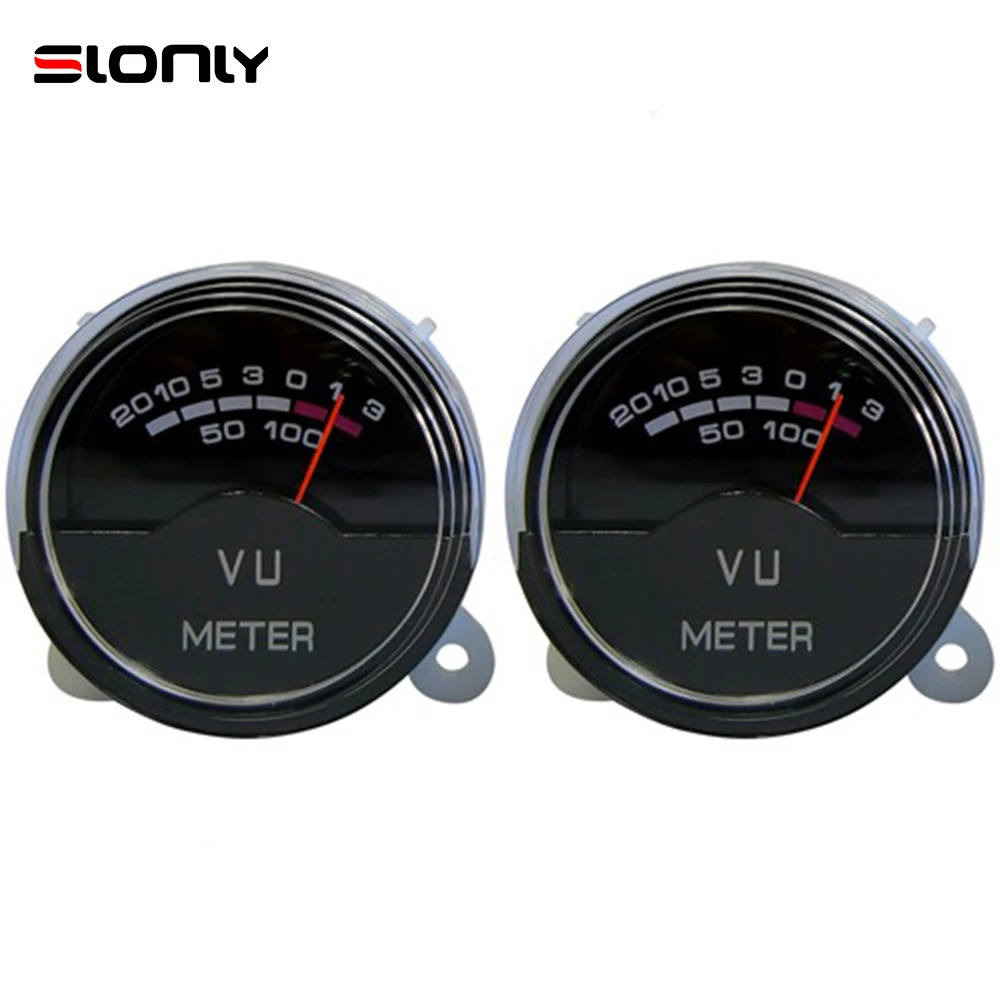 2Pcs P-40SA Hoge Precisie Vu Meter Hoofd Audio Db Niveaumeter Eindversterker Dac Power Sound Pressure Meter met Backlight