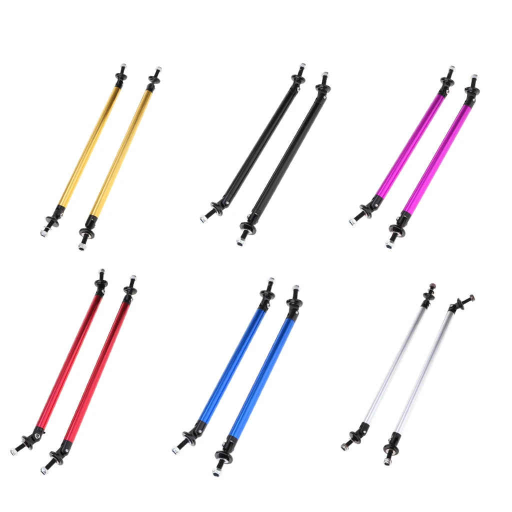 2x Adjustable Bumper Lip Diffuser Splitter Rod Strut Tie Bar Air Dam Splitter Support Rods 2x Adjustable Bumper Lip Diffuser Splitter Rod Strut Tie Bar Air Dam Splitter Support Rods