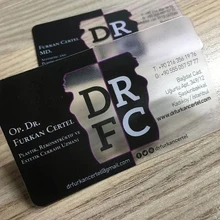 Заказная пластиковая идентификационная карта ПВХ прозрачная 0,38 мм толщина