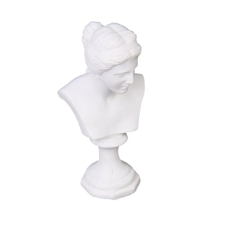 

Dollhouse Miniature Resin Statue Venus Bust Sculpture White