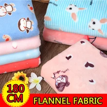 100*180 см 16 цветов фланелевая ткань утолщенная супер мягкая полиэфирная печать плюшевая ткань ручной работы шитье одеяло Пижама квилтинг
