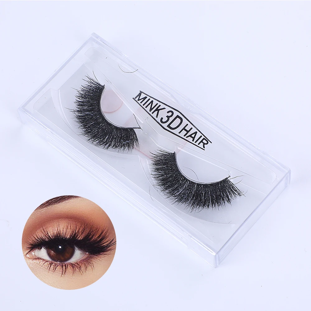 1 пара накладных ресниц из норки многоразовый Набор ручной работы с накладными