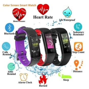 

Newest Color Screen Intelligent Sports Wristband Multi-Function Health Monitoring Call Reminder waterproof Smart Watch