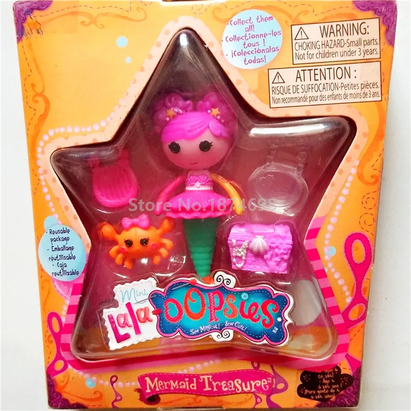 Новая коллекция миниатюрных кукол Lalaloopsy модные фигурки Русалочки маленькой феи