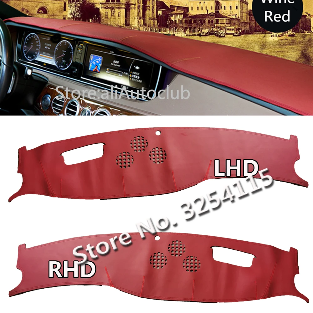 PU Leather Dashmat Suede Dashboard Cover Pad Dash Mat Car Accessories For  Mercedes-Benz S class W222 S350 S400 S500 S550 S600 AliExpress