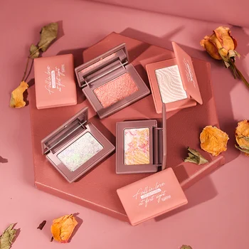 

New SUIKONE High Gloss Beauty Makeup Powder Shimmer Tone Highlighter Three-dimensional Repair And Highlight Monochrome Palette