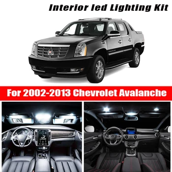 

For 2002-2013 Chevrolet Avalanche White car accessories Canbus Error Free LED Interior Light