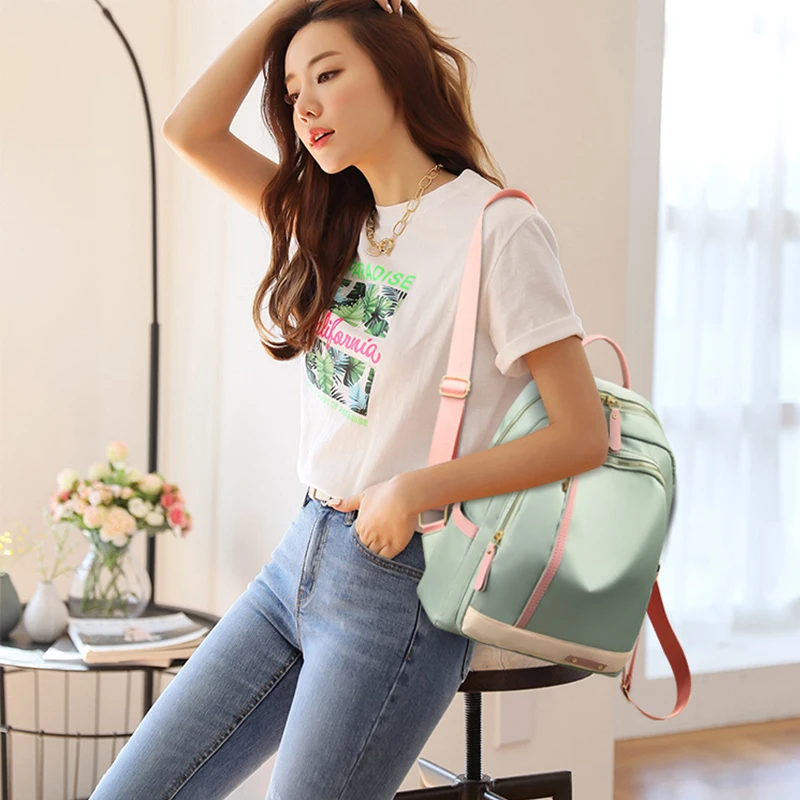 New Fashion Multifunctional Anti-theft Backpacks Oxford Shoulder Bags for Teenagers Girls Large Capacity Travel School Handbags
