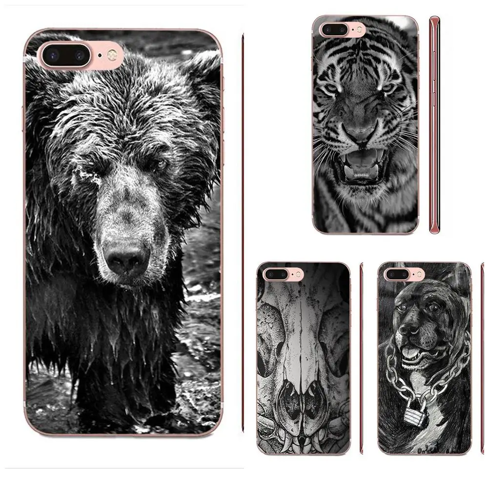Newest Super Cute Phone Cases For Sony Xperia Z Z1 Z2 Z3 Z3+ Z4 Compact Z5 Plus M2 M4 XA XA1 XZ Premium Russian Bear Tiger Lion | Мобильные