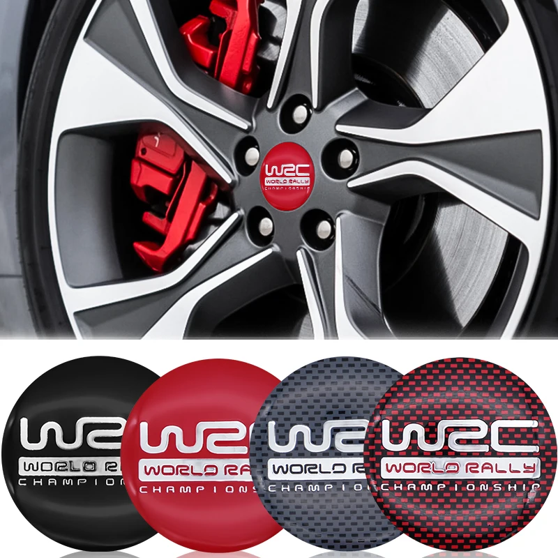 

4pcs 56mm Car Wheel hub center decorative stickers cover WRC logo for Subaru Forest Human Lion XV Impreza WRX WRC car styling