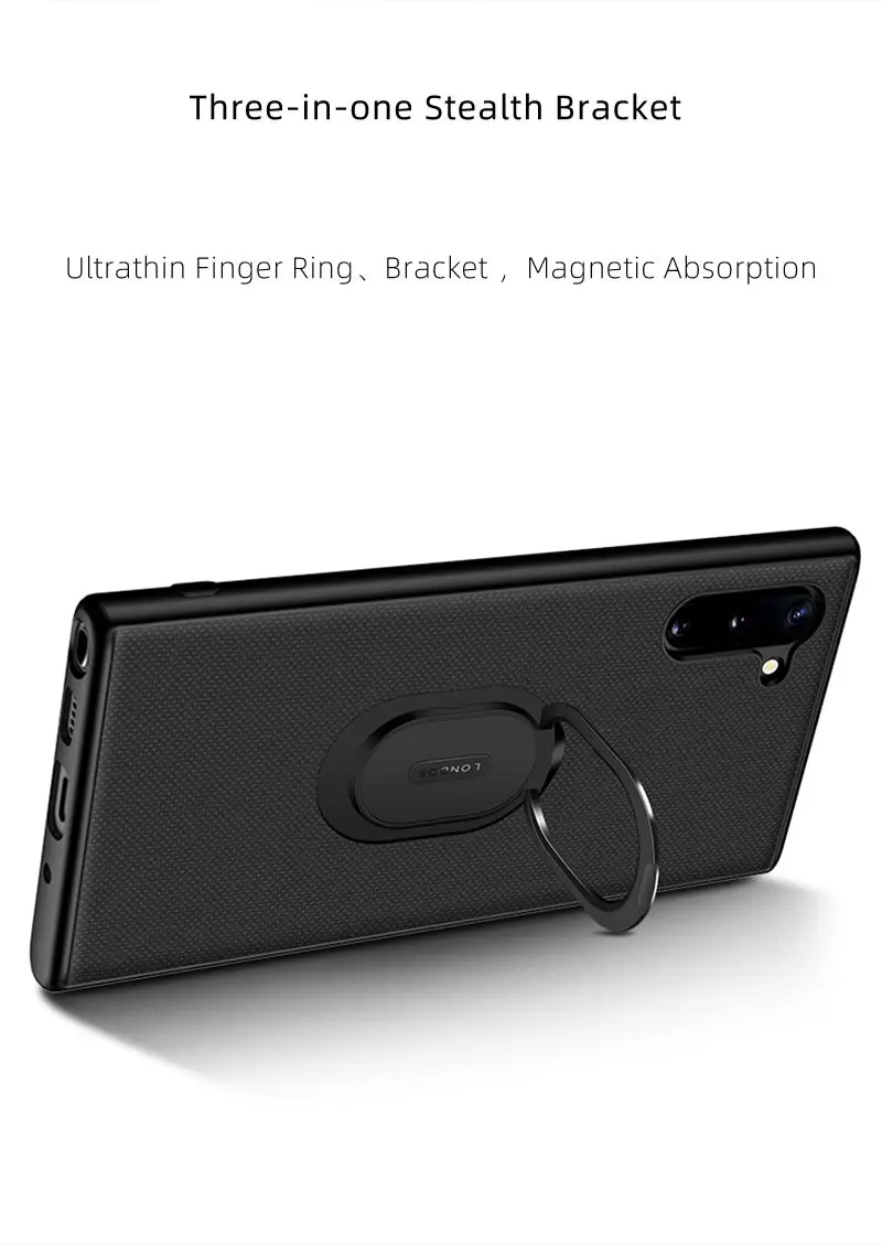Для samsung Galaxy Note 10 Plus кожаный чехол S10 Plus кольцевой чехол для samsung Galaxy S10 Lite Кожанный чехол из искусственной ткани