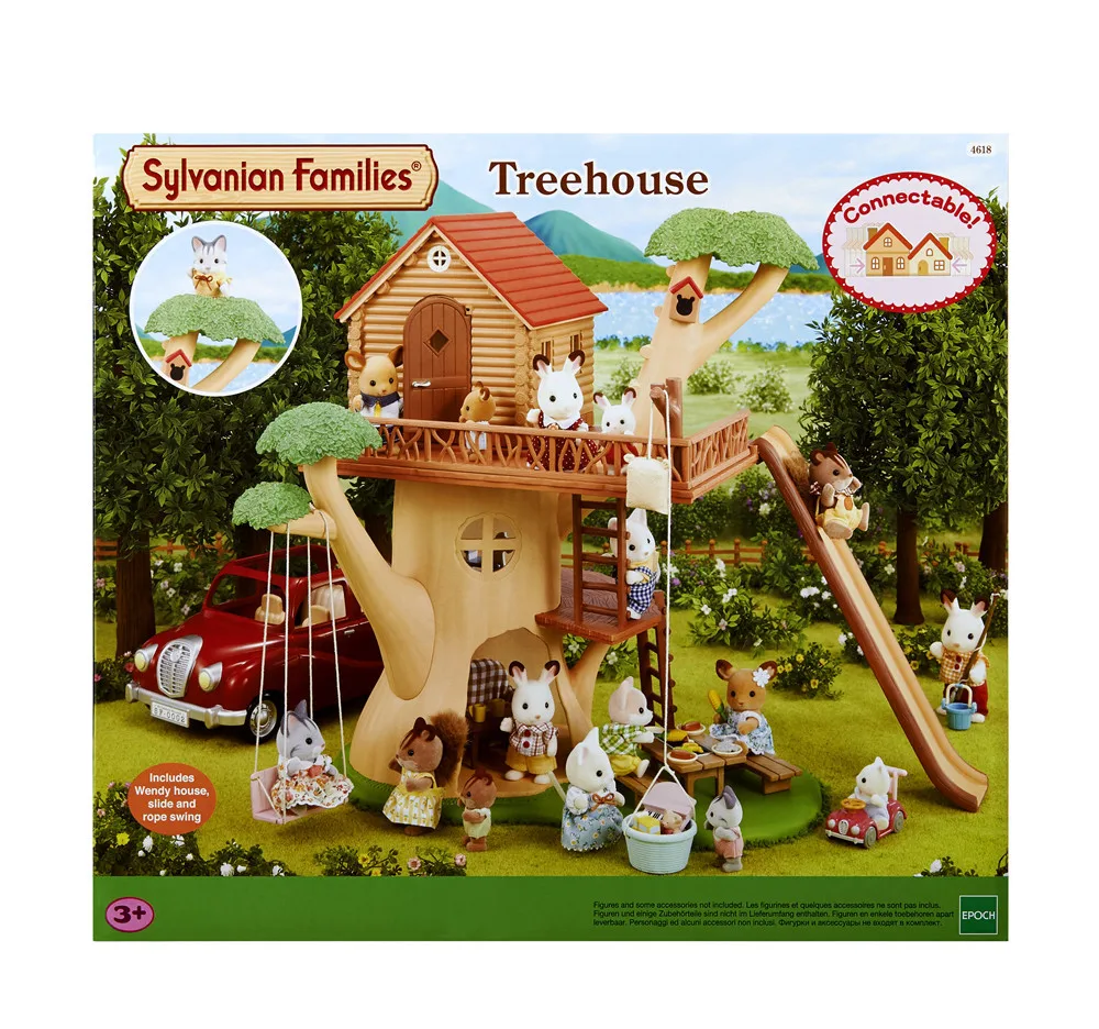 Sylvanian Families игрушка Sylvanian Families счастливый домик на дереве для девочек, игрушечный дом, кукольный дом 4618