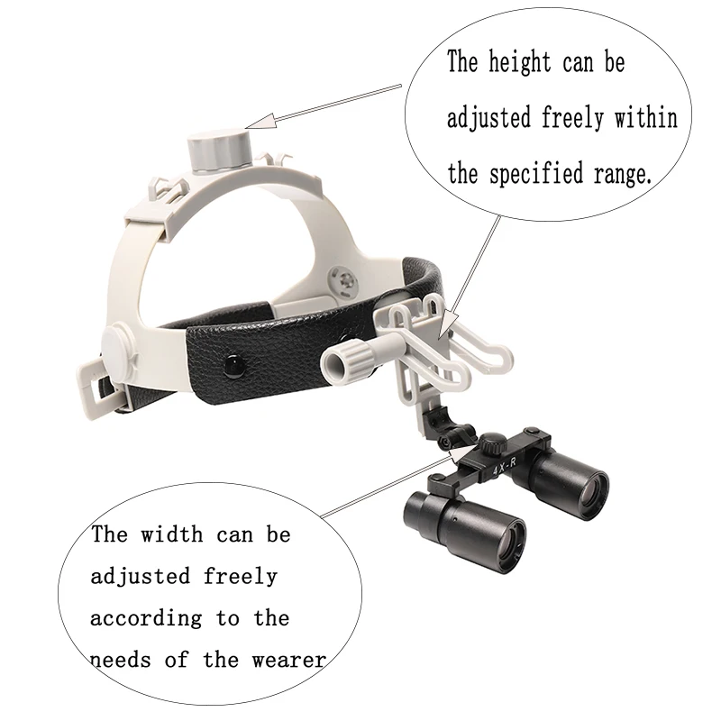 Surgical Portable 4X Loupes ENT Binocular Magnifiers Dental Instruments Surgery Oral Magnifying Glasses Medical Operation