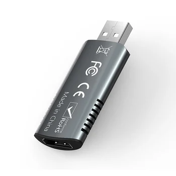 

NEW Mini 4K Video Capture Card 1080P 60fps HDMI To USB Game Recording Box For PS4 Game DVD Camcorder Recording Live Streaming