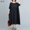 Plus Size Plaid Casual Cotton Summer Dress Women Oversized Vintage 4XL 5XL 6XL Ladies Dresses Robe Femme Beach Woman Dress 2022 ► Photo 1/6