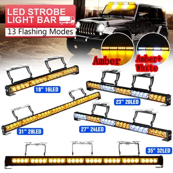 

18-35" Car LED Bar LED Light Bar Work Light Warning Lamp Strobe for Tractor Boat OffRoad Off Road 4WD 4x4 Truck SUV ATV 13 Modes