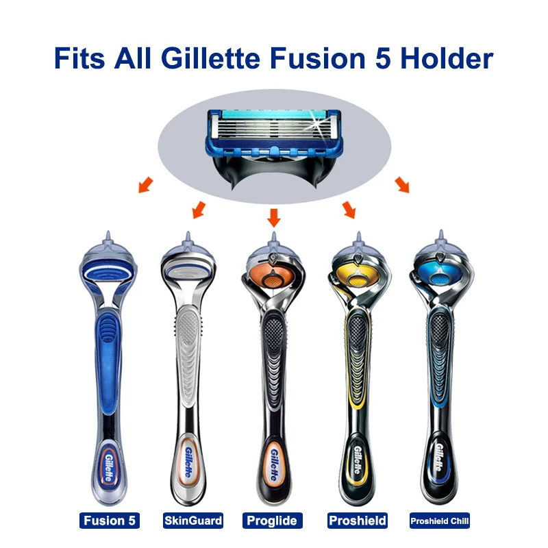 Прямая Бритва для мужчин бритвенный станок лезвия Gillette Fusion 5 безопасный Чехол